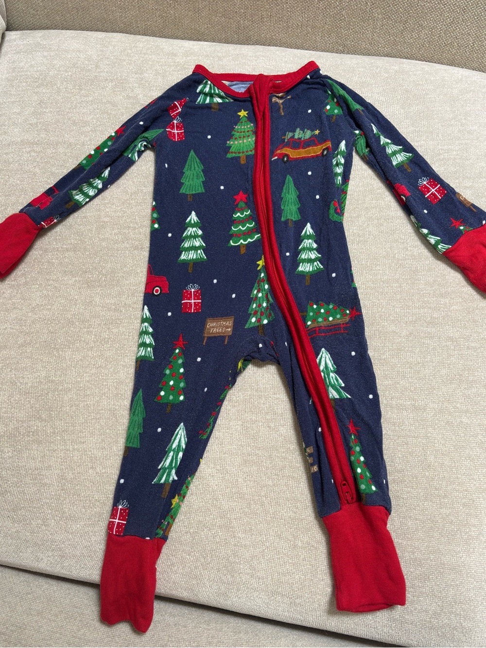 Little sleepies 0-3 month sleeper onesie, see description